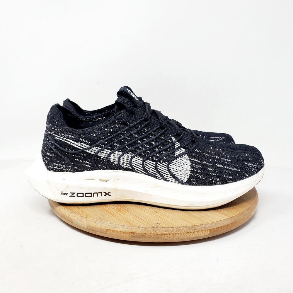 Nike ZoomX Pegasus Turbo Next Nature‎ Shoes Womens 7 Black Running Sneaker